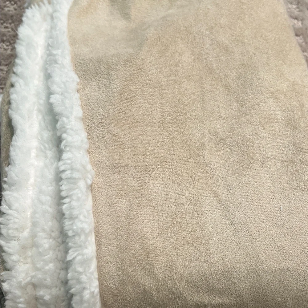 UGG Tan and Cream Pillow sham
